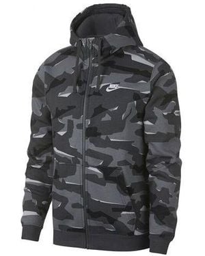 Nike As Camo Jkt Jacket Camo Jacket - Gray