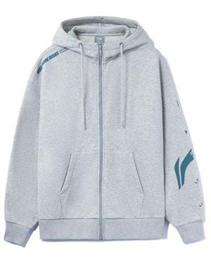 Li-ning Graphic Hooded Jacket - Blue