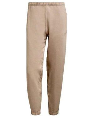 adidas Originals Version Series Solid Colour Sports Bundle Feet Trousers - Natural