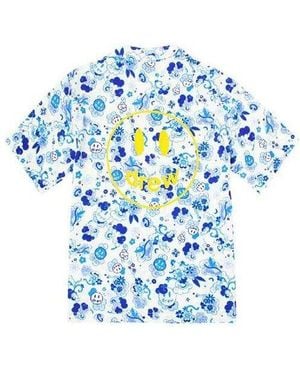 Drew House Rayon Camp Shirt - Blue
