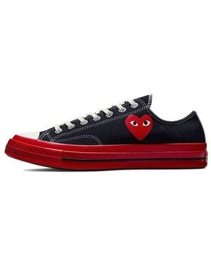 Converse Comme Des Garcons Play X Chuck 70 Low - Red