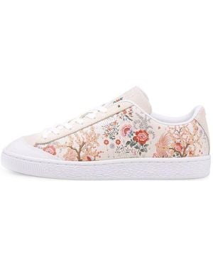 PUMA (Wmns) Liberty Of London X Basket 'Floral' - Pink