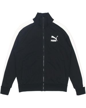 PUMA Casual Sports Splicing Classic Stand Collar Jacket - Blue