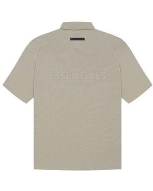 Fear Of God Ss21 Polo Shirt 'Moss' - Grey