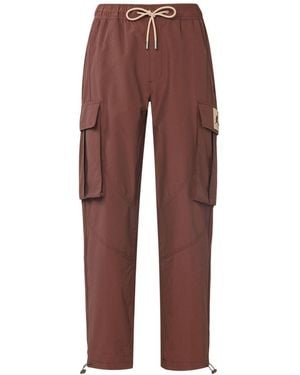 Nike Flight Heritage Big Pocket Cargo Woven Drawstring Casual Joggers/Pants/Trousers Chocolate - Red