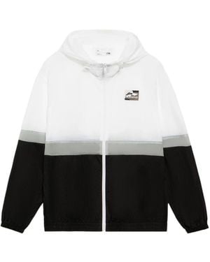 Li-ning Logo Color Block Woven Windbreaker - White