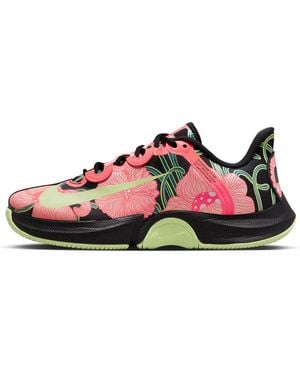 Nike (Wmns) Court Air Zoom Gp Turbo Hc Premium 'Naomi Osaka Art Nouveau Floral' - Red