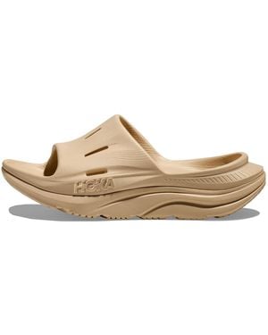 Hoka One One Ora Recovery Slide 3 'Shifting Sand' - Natural