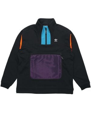 adidas Originals Pt3 1/4 Zip Jacket - Blue