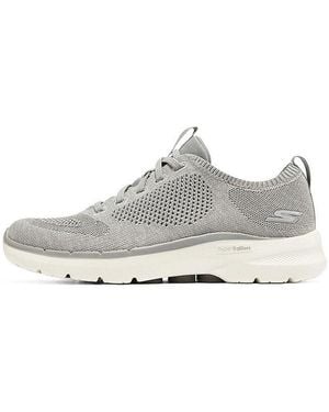 Skechers Go Walk 6 Shoes Cream' - Gray