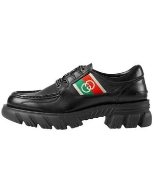 Gucci Gg Romance Lace-Up - Black