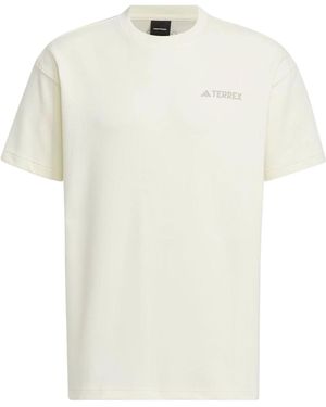 adidas National Geographic Aeroready Graphic Tee Asia Sizing - White