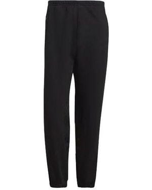 adidas Originals Version Series Solid Colour Casual Sports Long Trousers - Black