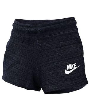 Nike (Wmns) Sportswear Av15 Knit Sports Drawstring Shorts - Blue