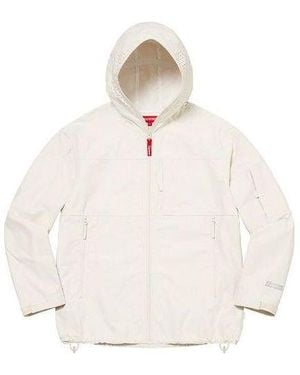Supreme Full Zip Facemask Jacket - White