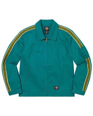 Supreme X Dickies Stripe Eisenhower Jacket - Green