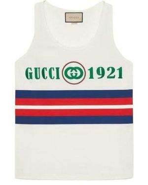 Gucci (Wmns) Cotton Tank Top - Red