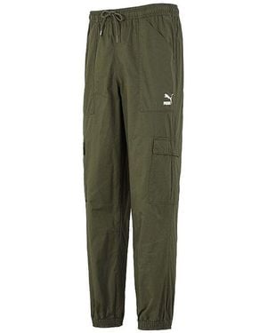 PUMA Classics Cuff Trousers - Green