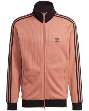 adidas Originals Adicolor Classics Waffle Beckenbauer Track Jacket 'Clay Strata' - Pink