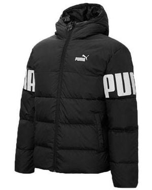PUMA Full Sleeve Printed Jacket - Black