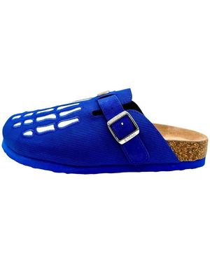 OMNEWYORK Octavious Marks Clog 'Corduroy' - Blue