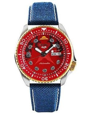 Seiko X One Piece 5 Sports Watch 'Monkey D. Luffy Regular Box' - Red