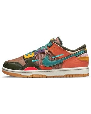 Nike Dunk Low 'Scrap' - Red