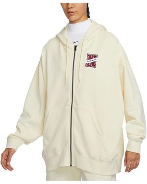 Nike (Wmns) Sportswear Essential Fleece Jacket - White