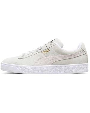 PUMA Suede Classic Low Top Board Shoes - White