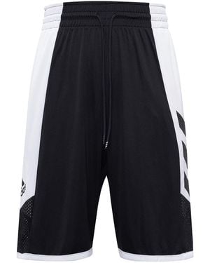 adidas Pro Madness Shr Basketball Game Sports Shorts - Blue