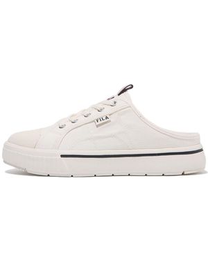 Fila Coat Light Mules Low Tops Skateboarding Shoes Version - White