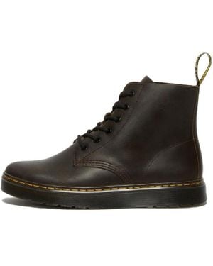 Dr. Martens Thurston Crazy Horse Leather Chukka Boots 'Dark' - Black