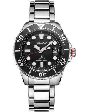 Seiko 200M Casual Warrior Solar Energy Watch - Metallic