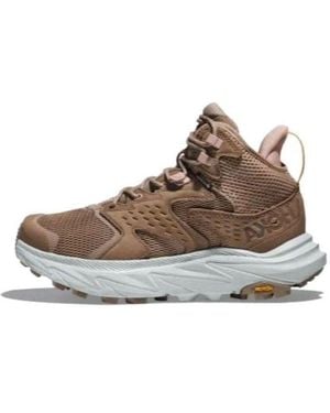 Hoka One One (Wmns) Anacapa2 Mid Gore Tex 'Dune Ice Flow' - Brown