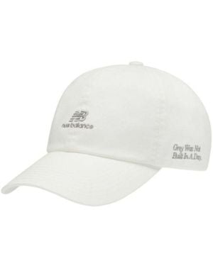 New Balance 6 Panel Seasonal Hat 'Ivory' - White