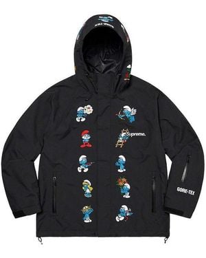 Supreme X Smurfs Gore-Tex Shell Jacket - Black