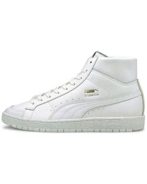 PUMA Ralph Sampson 70 Mid Suit Trainers Board Shoes - White