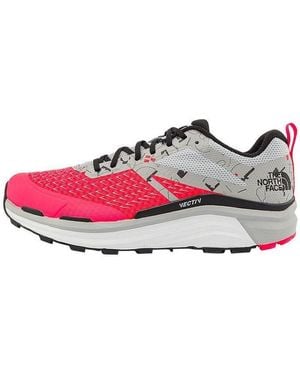 The North Face (Wmns) Vectiv Enduris Ii Trail Running Shoes 'Tnf Trail Marker Print With Brilliant Coral' - Red