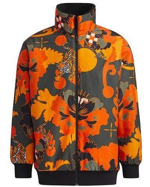 adidas Aop Rev Jkt Reversable Fleece Jacket - Orange