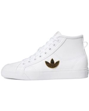 adidas (Wmns) Originals Nizza Trefoil High - White