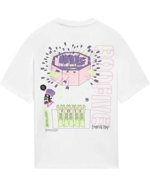 Li-ning Badfive Trap Graphic Loose Fit T-Shirt - White