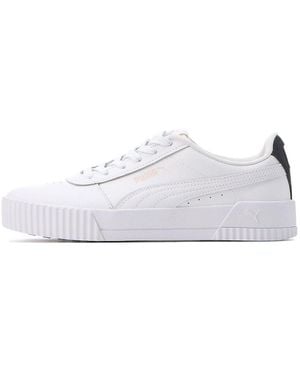 PUMA (Wmns) Carina Leather Rosewater' - White