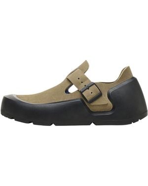 Birkenstock Reykjavik Nubuk Leather Shoes 'Taupe' - Brown
