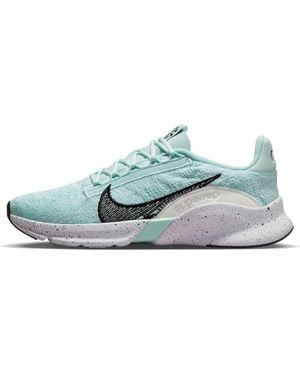 Nike (Wmns) Superrep Go 3 Flyknit Next Nature 'Jade Ice' - Blue