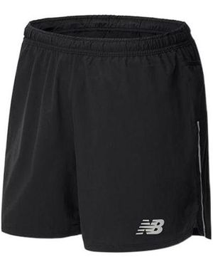 New Balance Impact Run 5 Inch Short Asia Sizing - Black
