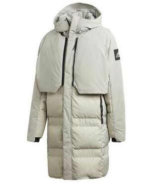 adidas Outdoor Sports Waterproof Reversible Down Jacket - Grey