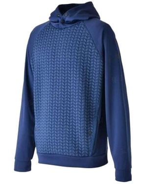 New Balance R.W.Tech Heat Loft Pullover Hoodie 'Natural' - Blue