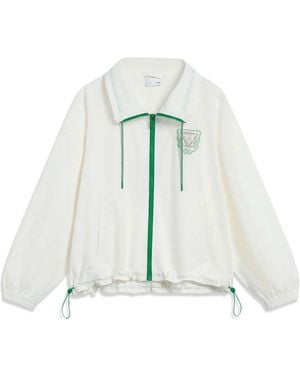 Li-ning (Wmns) Chinese Culture Floral Sports Windbreaker 'Cream' - White