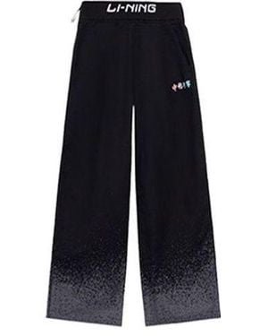 Li-ning (Wmns) Graphic Loose Fit Trousers - Blue