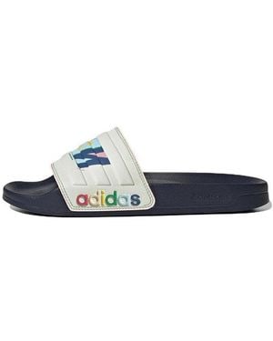 adidas Neo Adilette Shower Cosy Wear-Resistant Shoe - Blue